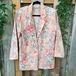 Vintage Floral Blazer